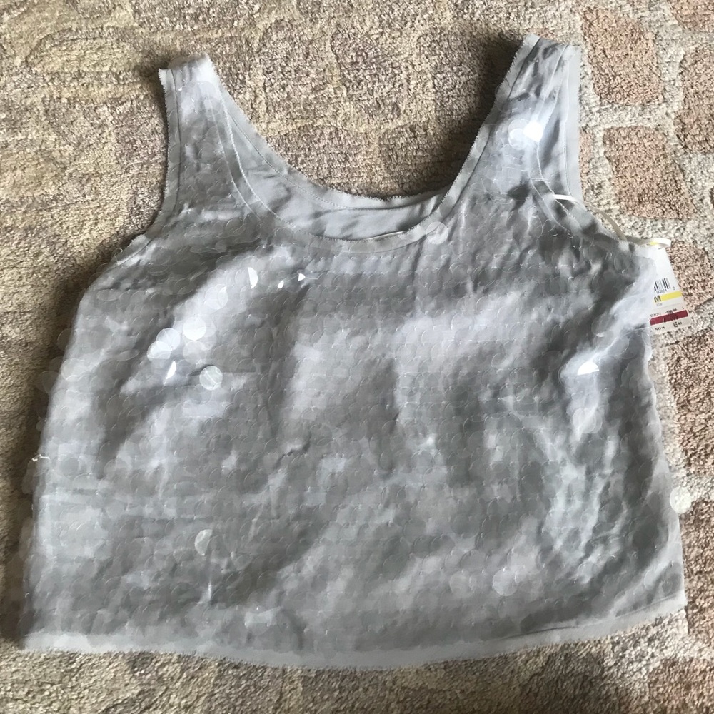 Rachel Roy sequined tank